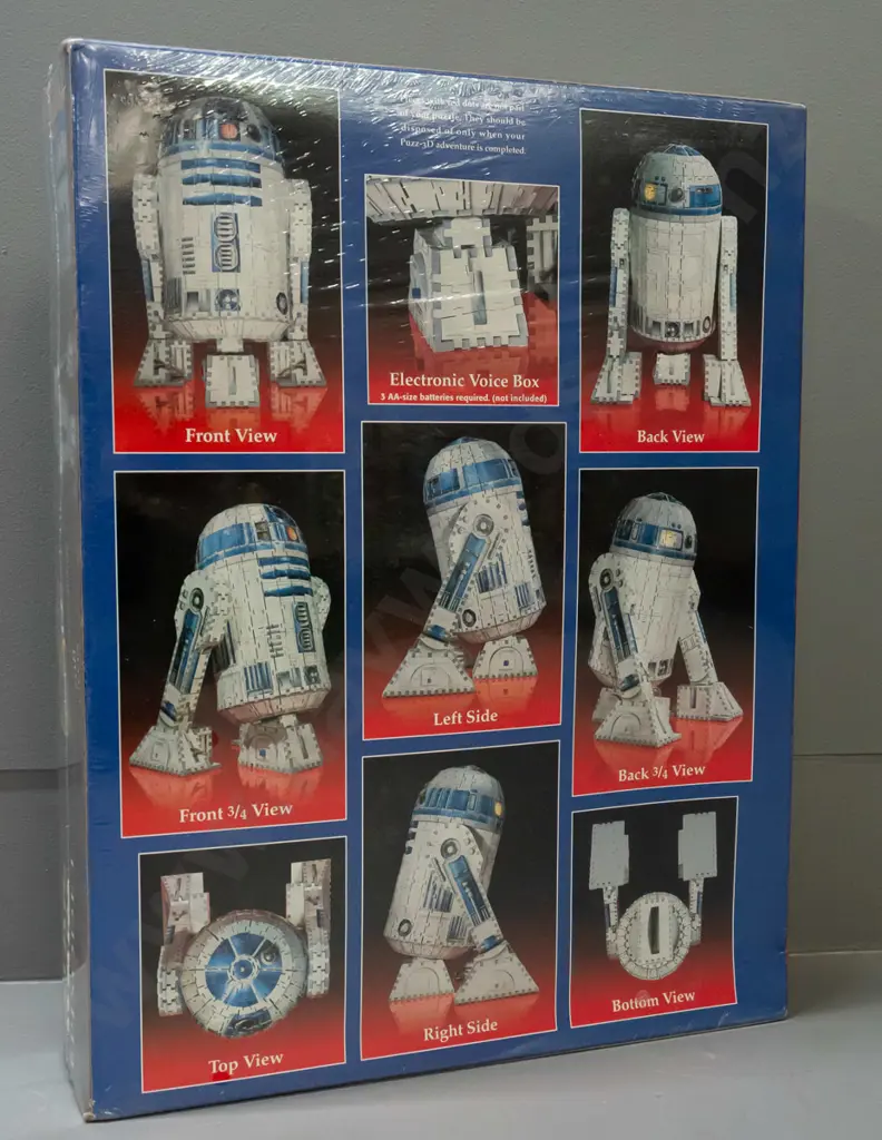 1999 Hasbro Star Wars Episode 1 R2-D2 3d puzzle with battery powered sounds - in original sealed box H-410 W-310 D-90 Image 1++