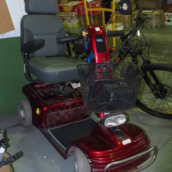 Invacare mobility scooter - batteries untested, condition unknown