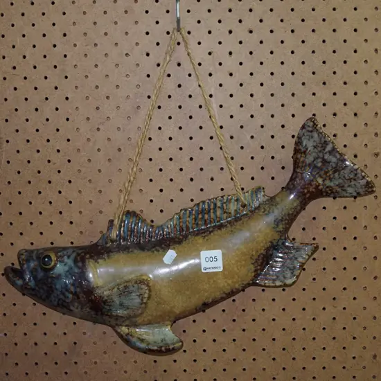 pottery wall hanging fish art