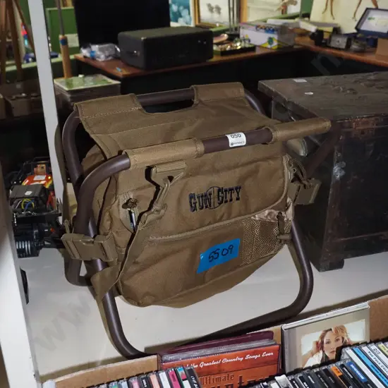 Gun City tackle bag and combination seat