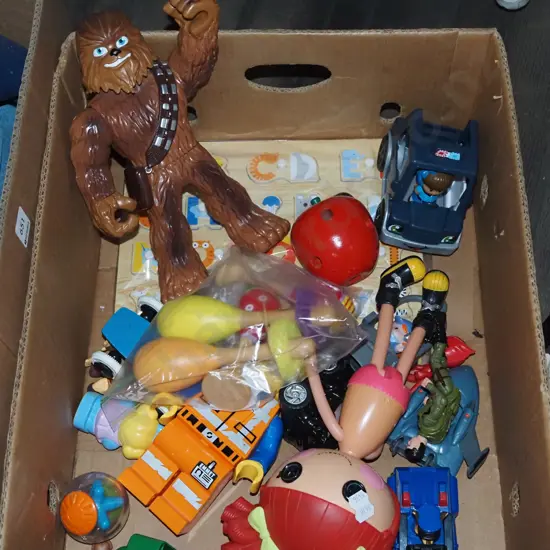 box of children's toys