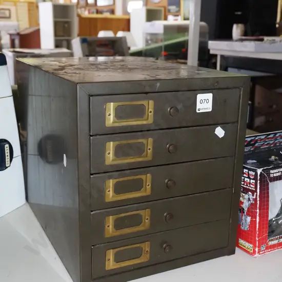 small 5 drawer filing cabinet H-290