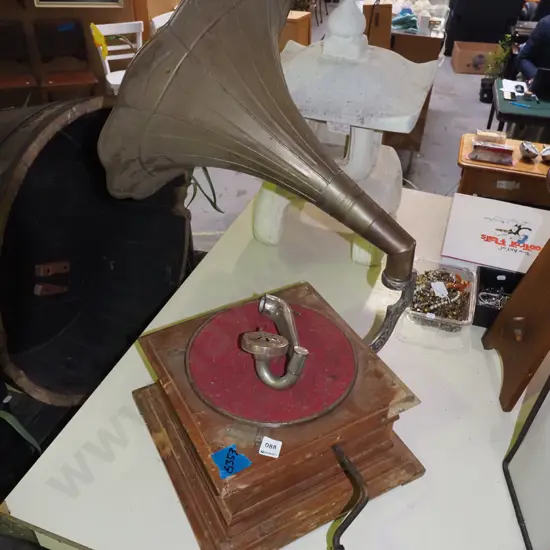 restorer's HMV gramophone