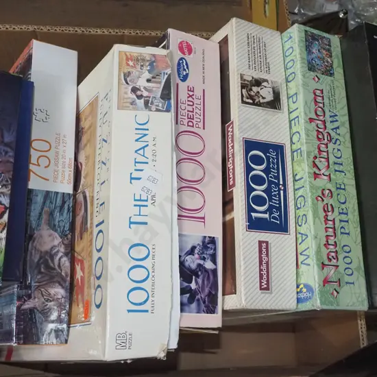 box of puzzles
