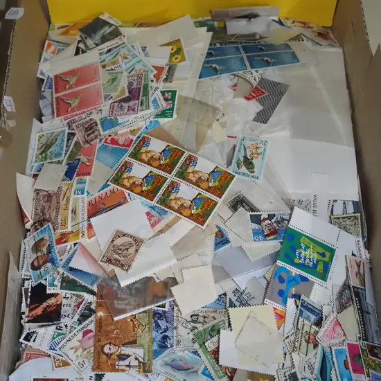 box of stamps