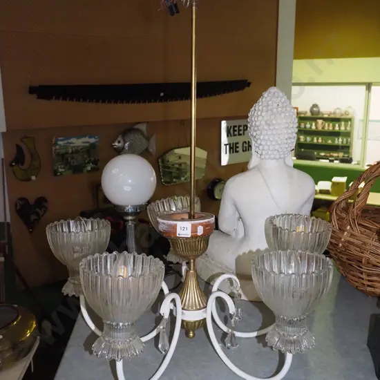 5 bulb pendant light fitting