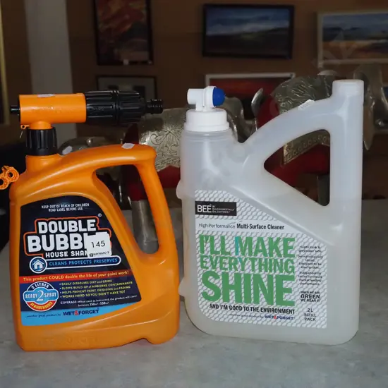 2x household cleaners