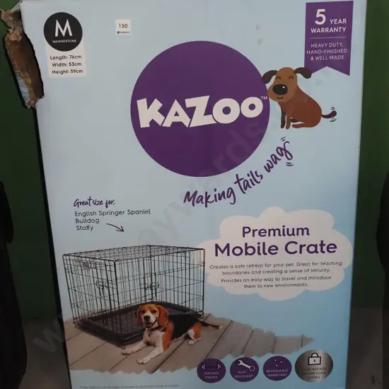 box; metal pet crate