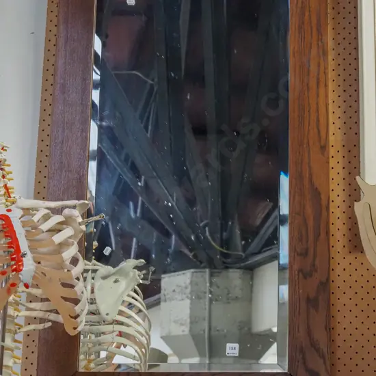 oak wall mirror L-1080