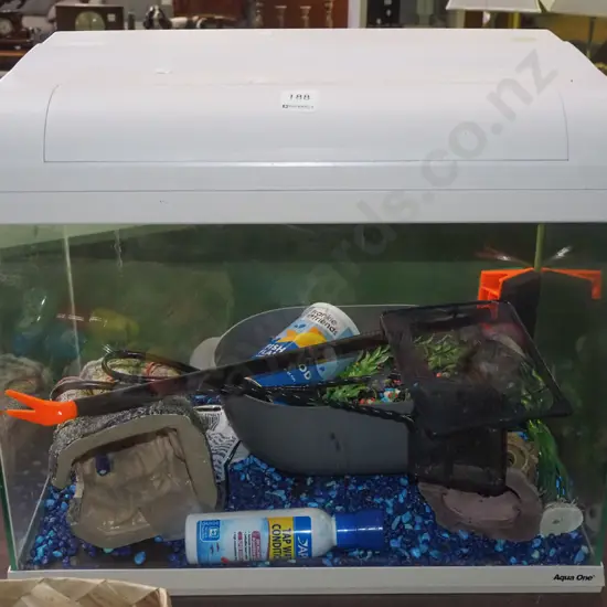 fish tank and accessories - no pump or heater