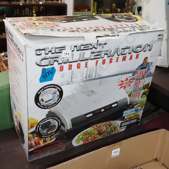 boxed Next Generation George Foreman grill