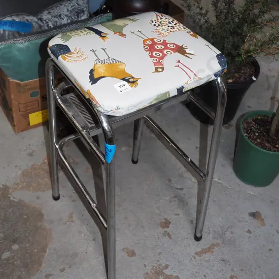 vinyl kitchen step stool