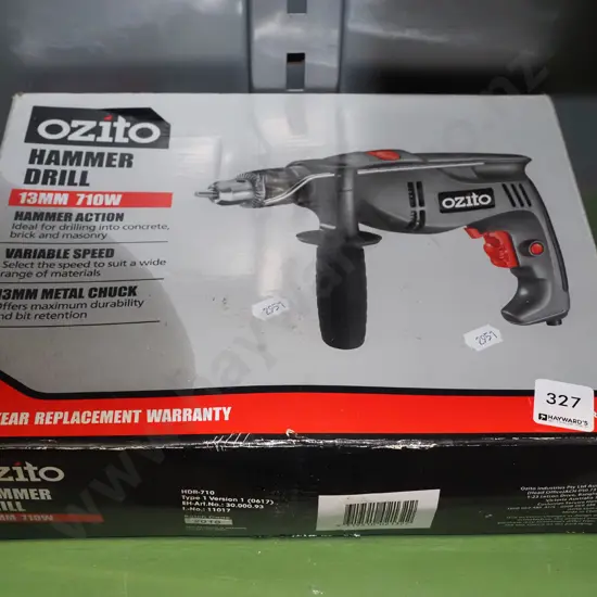 cased Ozito hammer drill