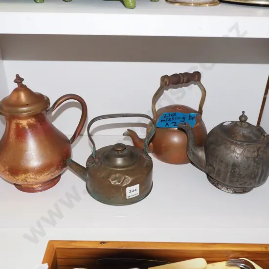 4x teapots - all faults