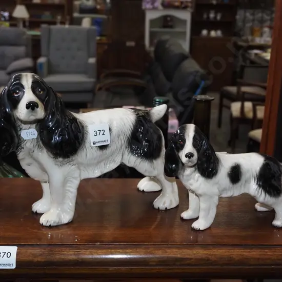 2x Melba  spaniel figurines H-180