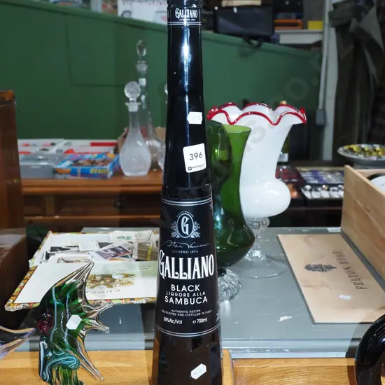 bottle Galliano black sambucca 700ml
