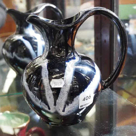 Blue Mountain ewer vase