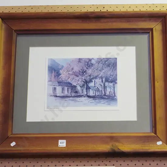 framed print - miners cottages Arrowtown