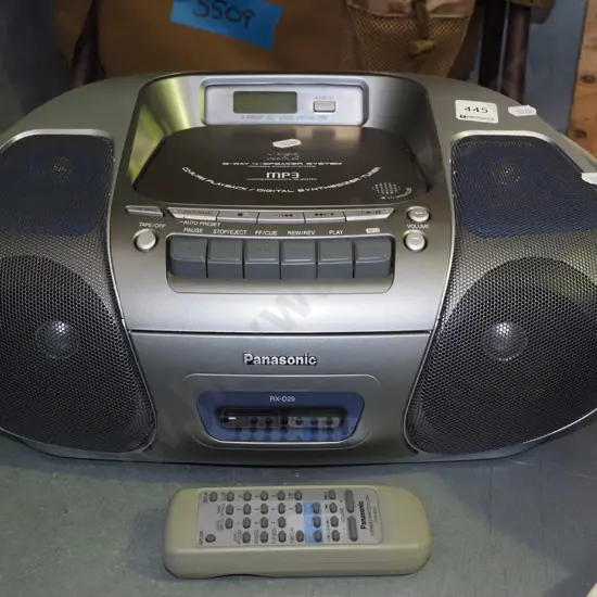 Panasonic radio cassette CD player