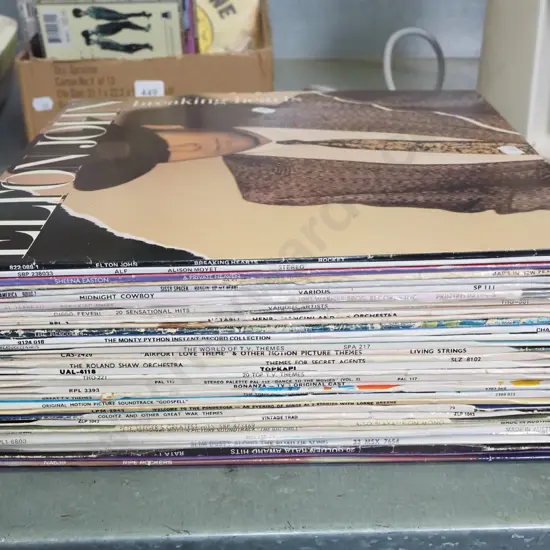 LPs; Elton John, Alison Moyet etc