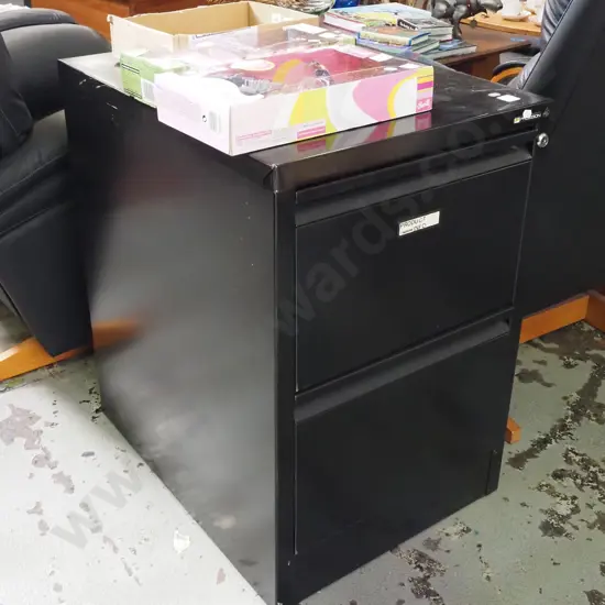Precision 2 drawer filing cabinet - no key