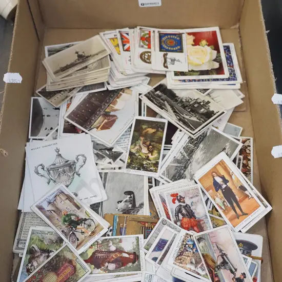 box of collector cards