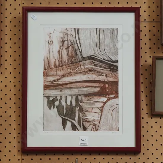 framed ltd edition print - abstract