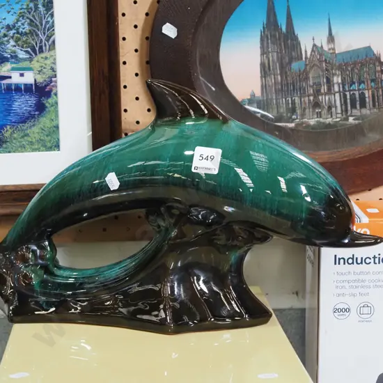 Blue Mountain  dolphin figurine H-250