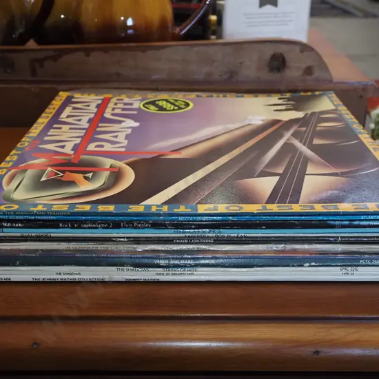 LPs; Manhattan Transfer, Elvis etc