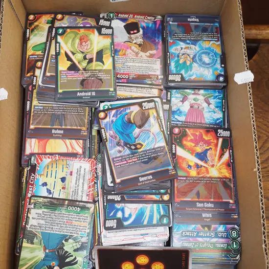box; DragonballZ cards etc