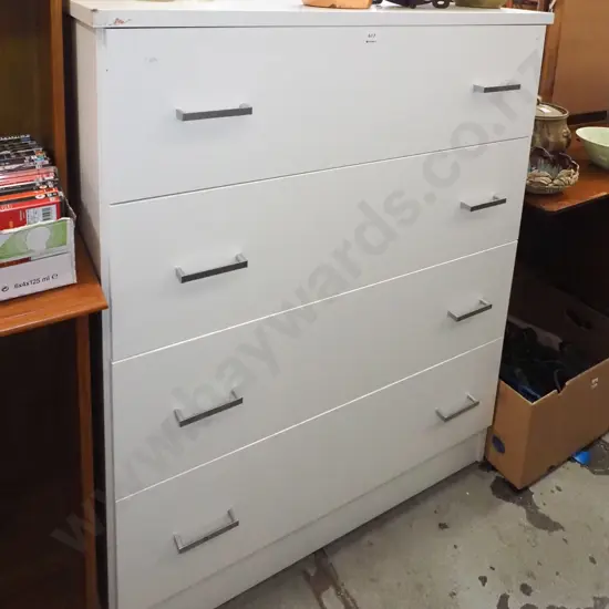 mdf 4 drawer tallboy H-1200 W-900 D-400