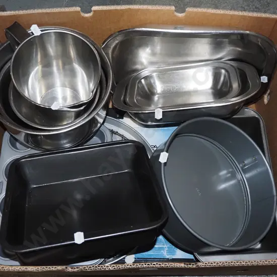 box; trays, bowls etc