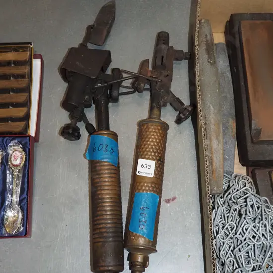 soldering iron, blow torch