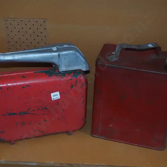 2x petrol cans