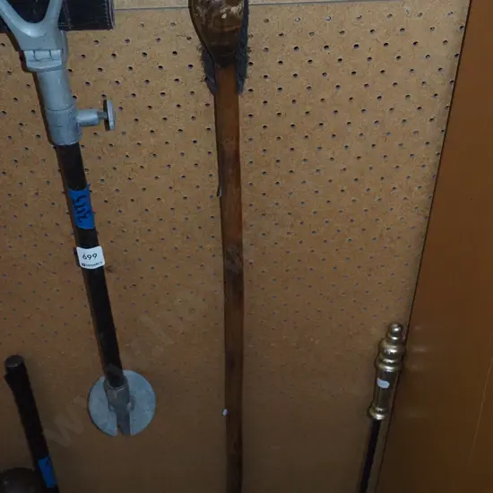 wooden walking stick