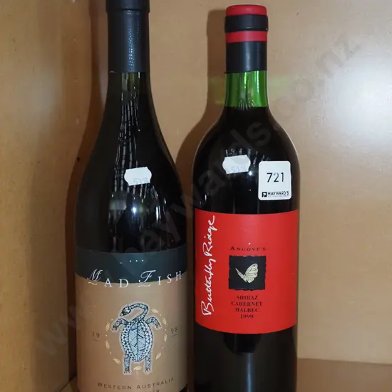 bottle of Malbec and pinot noir