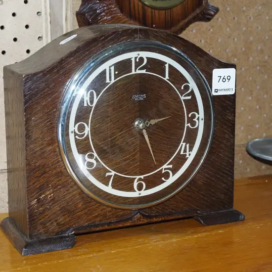 Smiths deco corded mantle clock