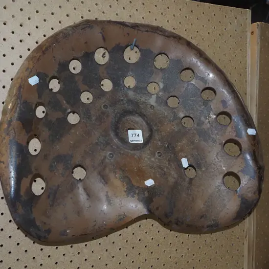 vintage tractor seat