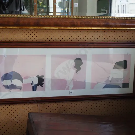 framed triptych - female portraits