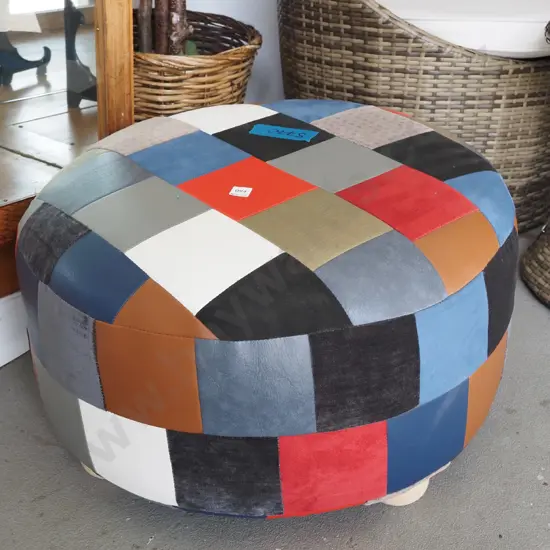 patchwork ottoman