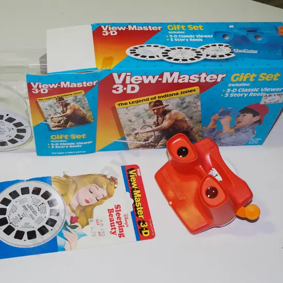 origianl Indiana Jones Viewmaster gift set