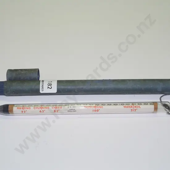 thermometer in cardboard case