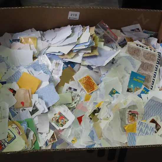 box of stamps