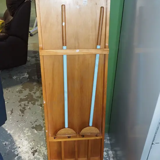 table top shuffle board game