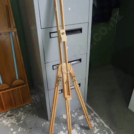 wooden easel