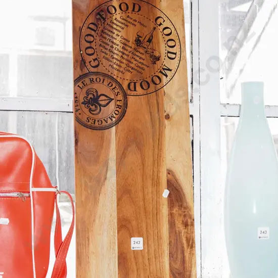 French themed wooden cheese board H-690