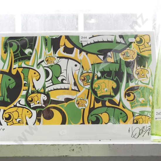 unframed ltd edition signed print