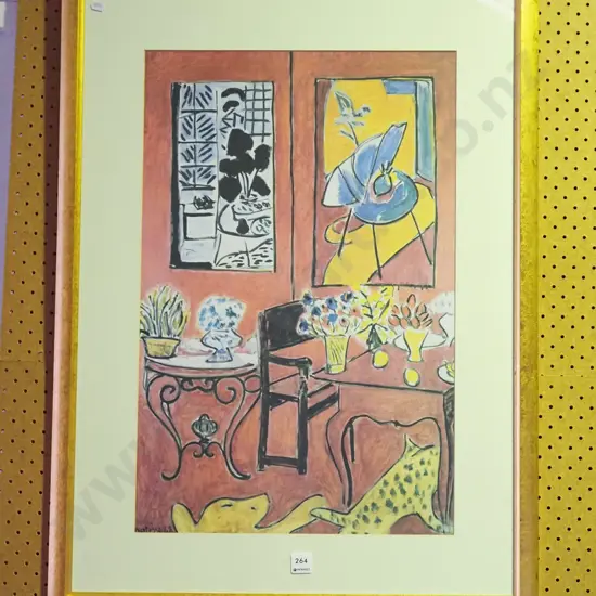 framed Matisse print