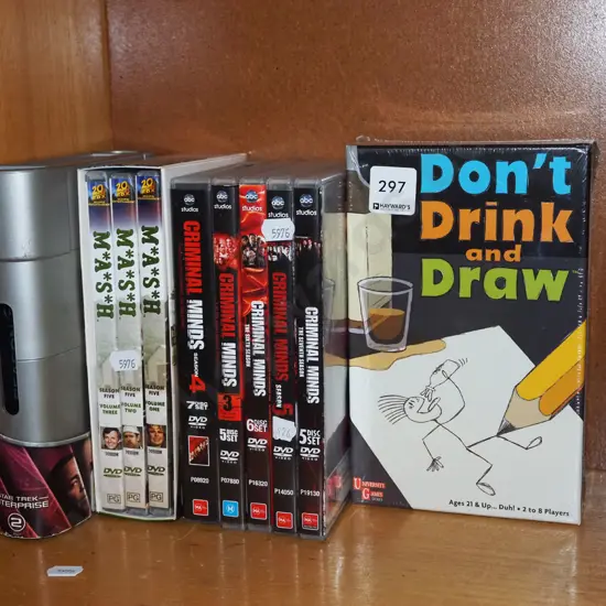 DVDs, Don't Drink and Draw game