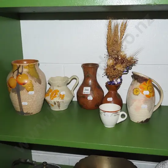 jug, vases, tea cup etc
